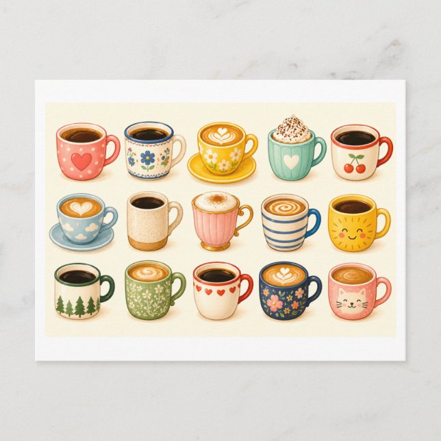 Postal Collage de Café (Anverso)