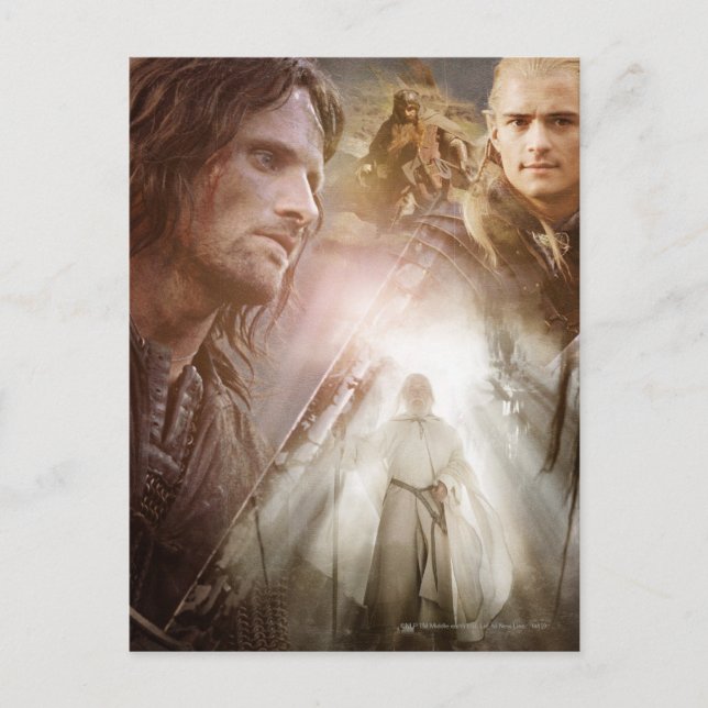 Postal Collage de caracteres (Anverso)