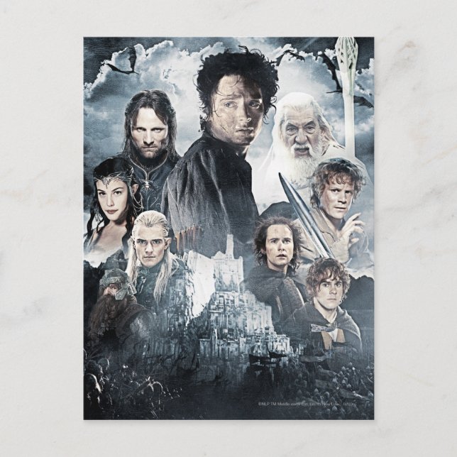 Postal Collage de caracteres 3