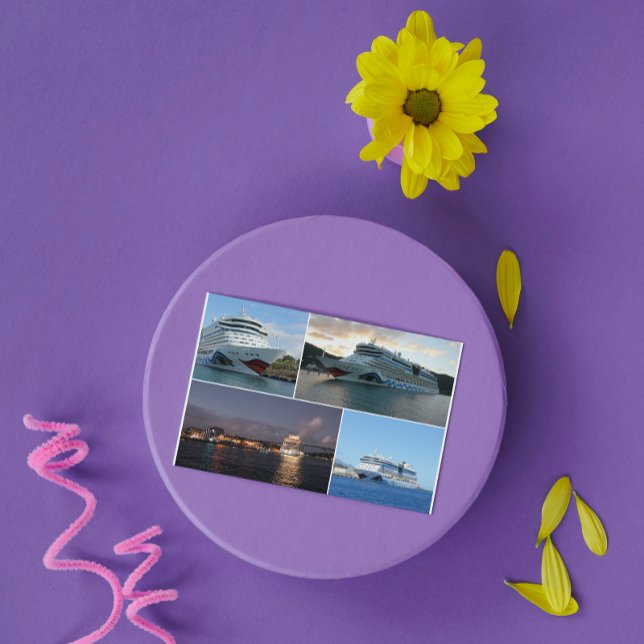 Postal Collage de cruceros AIDAluna (Subido por el creador)