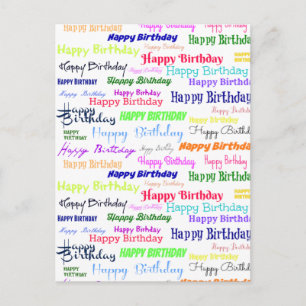 Postal Collage de cumpleaños feliz
