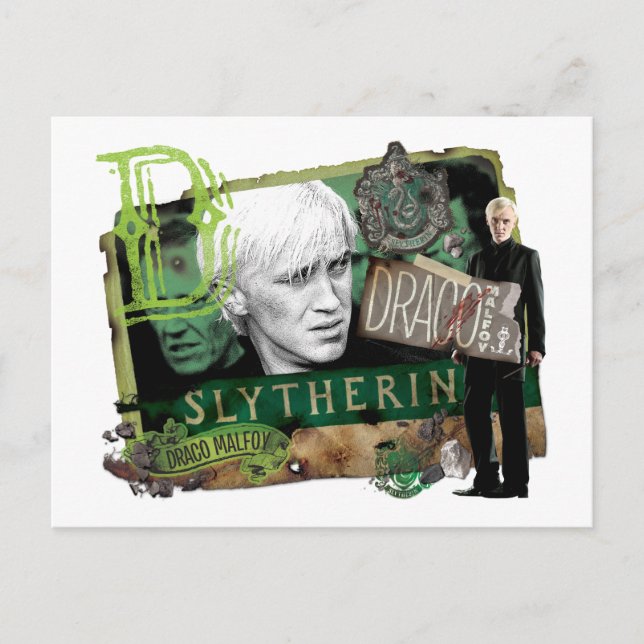 Postal Collage de Draco Malfoy 1 (Anverso)