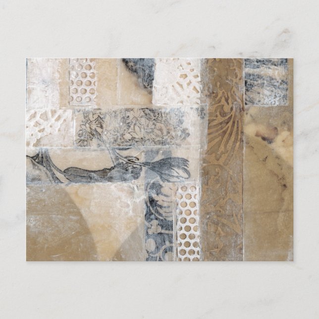 Postal Collage de encaje I (Anverso)