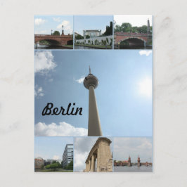 Postal Collage de fotos de Arquitectura de Berlín
