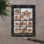 Postal Collage de fotos de Instagram con 9 fotos cuadrada<br><div class="desc">¡Usa tus fotos sin marcos en esta! Añade tus fotos e instantáneas favoritas a esta tira para un divertido guardián de la memoria. Una forma artística de mostrar tus mejores fotos para compartir fotos.</div>