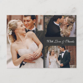 Postal Collage de Fotos de las Casas del Canal de Amsterd