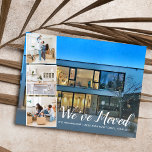 Postal Collage de fotos de nueva dirección de la nueva ca<br><div class="desc">Hágale saber a tu familia y amigos que te has mudado y que tienes una nueva dirección - añade 4 fotos de tu nuevo hogar al frente y una nota de personalizado al fondo y una nueva dirección al fondo. Moderna,  sencilla y fácil - la tarjeta móvil perfecta.</div>