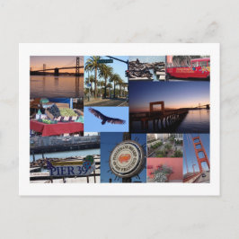 Postal Collage de fotos de San Francisco