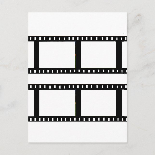 Postal collage de fotos de "tira de película" (Anverso)
