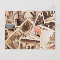 Collage de fotos de vida de la ciudad de Vintage