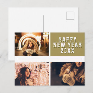 Postal Collage de fotos Feliz Año Nuevo 2023