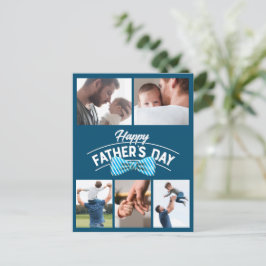 Postal Collage de fotos Feliz Día del Padre 5