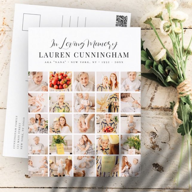 Postal Collage de Fotos Minimalista Moderno Simple 25 (Subido por el creador)