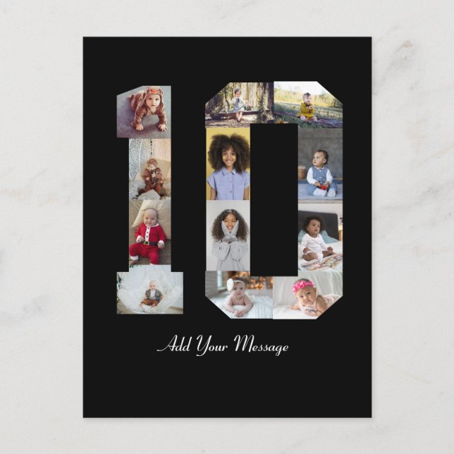 Postal Collage de fotos número 10 (Anverso)