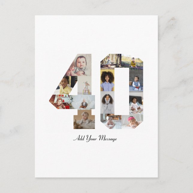 Postal Collage de fotos número 40 (Anverso)