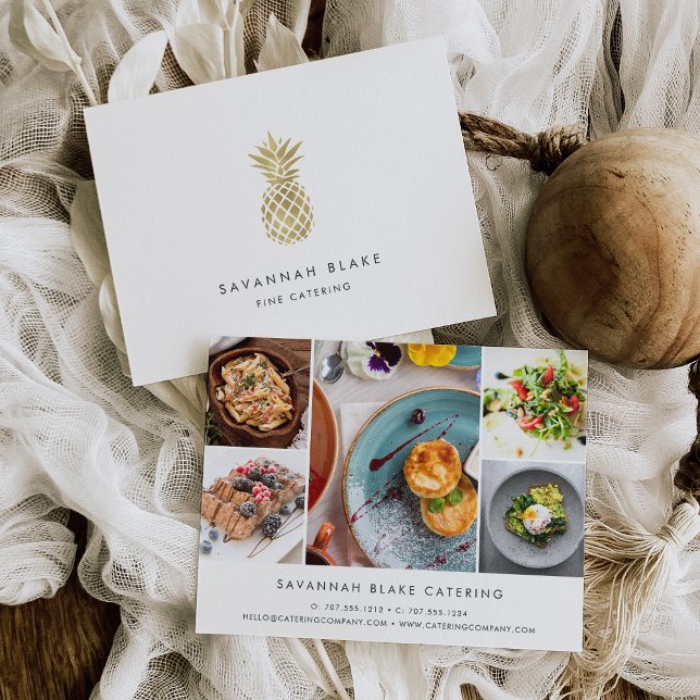 Postal Collage de fotos promocional de Piña de Oro Faux (Subido por el creador)