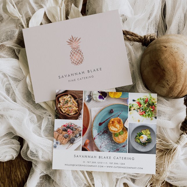 Postal Collage de fotos promocional de piña de oro Rosa F (Subido por el creador)