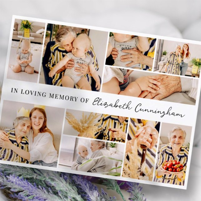 Postal Collage de Fotos Simple Minimalista Moderno 10 (Subido por el creador)