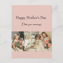 Postal Collage de fotos y mensaje: regalo personalizado |