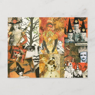 Postal Collage de Halloween