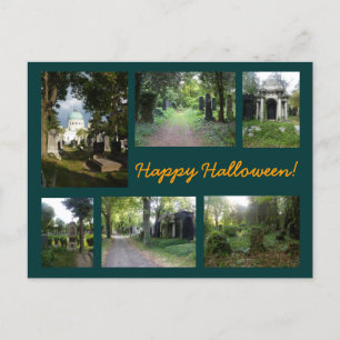 Postal Collage de Halloween de Zentralfriedhof