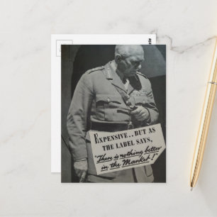 Postal Collage de hombre caro vintage