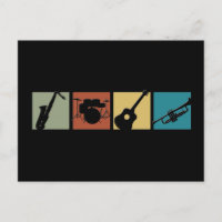 Collage de instrumentos musicales