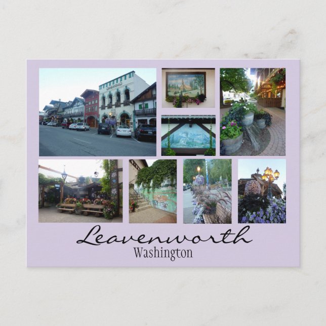 Postal Collage de Leavenworth 2 (Anverso)