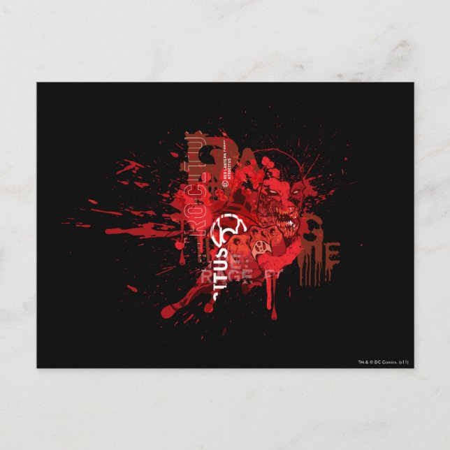 Postal Collage de los Cuerpos de Linternas Rojas (Anverso)