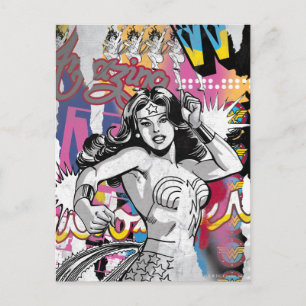 Postal Collage de mujeres maravillas 3