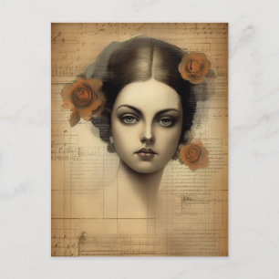 Postal Collage de mujeres ventilado