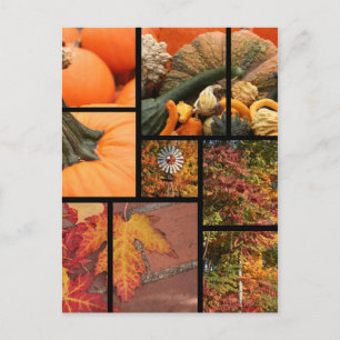Postal Collage de otoño