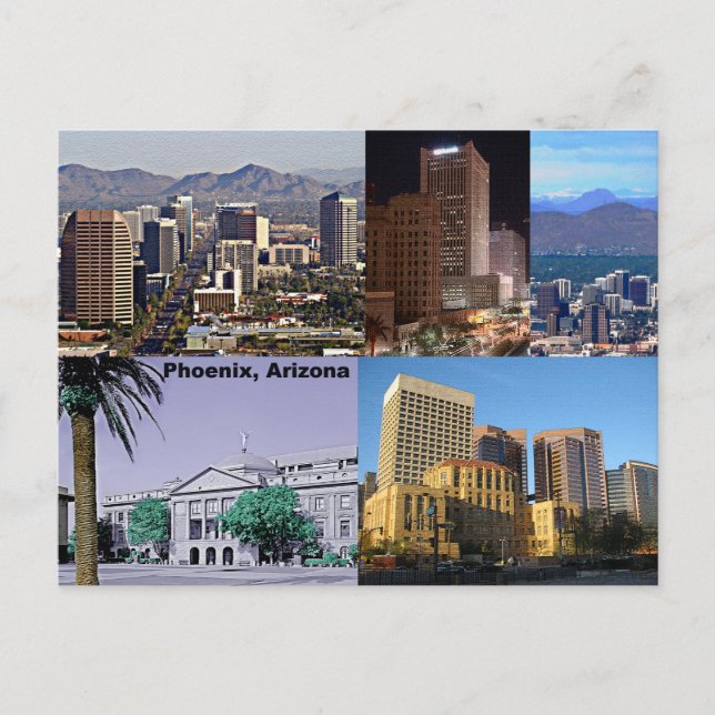 Postal Collage de Phoenix Arizona (Anverso)