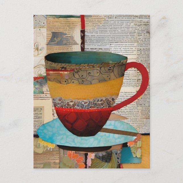 Postal Collage de Teacup (Anverso)
