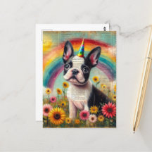 Collage de Unicornio, un Terrible Boston Adorable