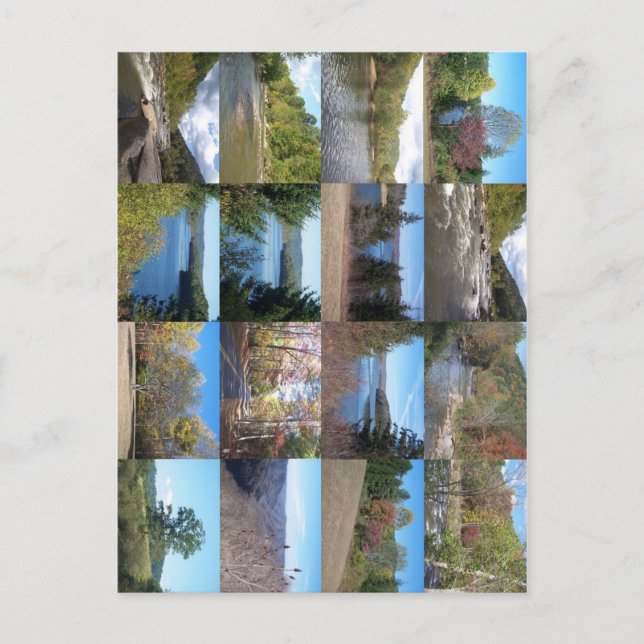 Postal Collage de Virginia Occidental (Anverso)