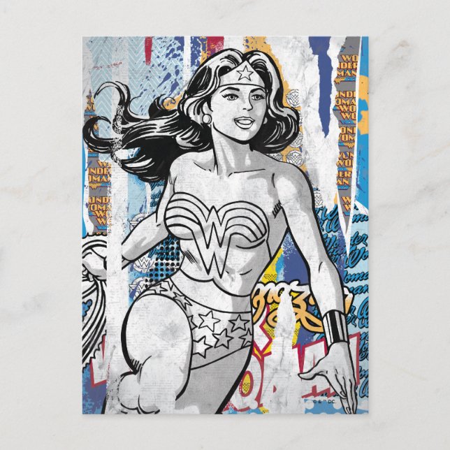 Postal Collage de Wonman 4 (Anverso)
