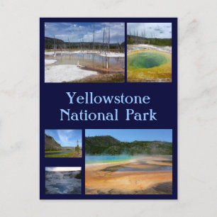 Postal Collage de Yellowstone 1