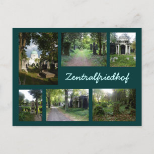 Postal Collage de Zentralfriedhof