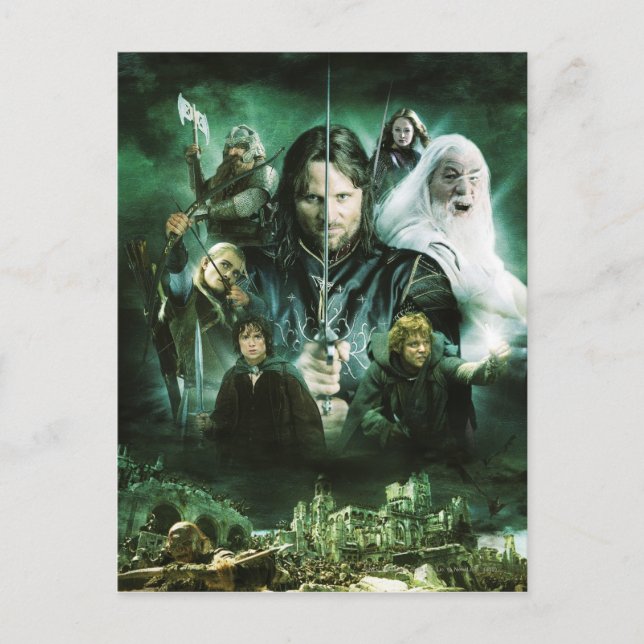 Postal Collage del carácter (Anverso)