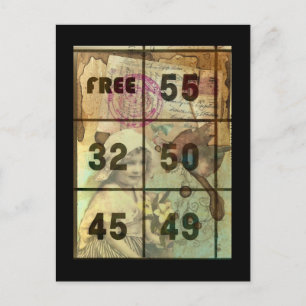 Postal Collage digital vintage