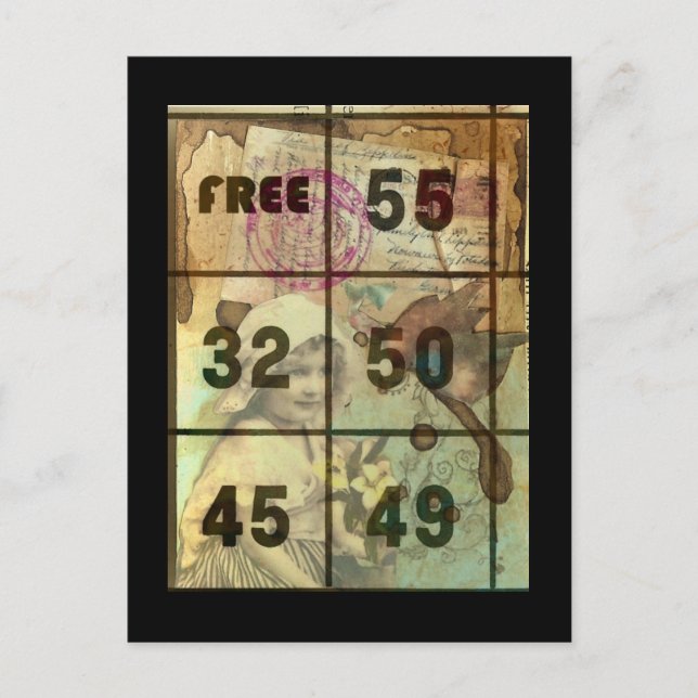 Postal Collage digital vintage (Anverso)