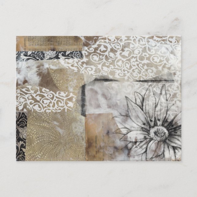 Postal Collage Fleur II (Anverso)