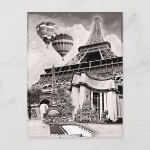 Postal Collage francés v1