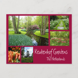Postal Collage Keukenhof Gardens