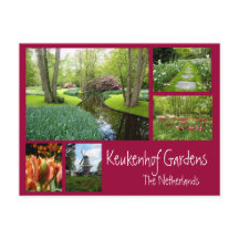Collage Keukenhof Gardens