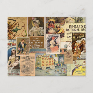 Postal Collage medicamentoso