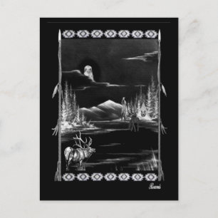 POSTAL COLLAGE NATURALEZA AMERICANA