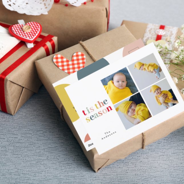 Postal Collage Navidades Cuatro Fotos | Esta Temporada (Subido por el creador)