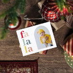 Postal Collage Navidades Cuatro Fotos | Falalala colorida<br><div class="desc">Collage Navidades Cuatro Fotos | Falalala colorida</div>